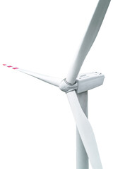 Powerful wind turbine with spinning blades