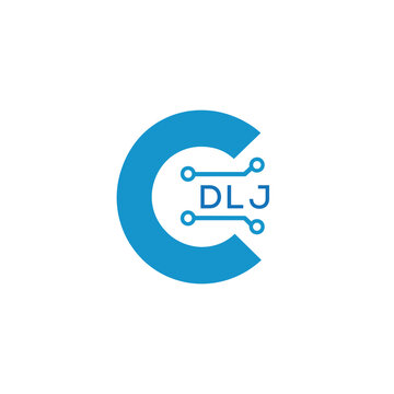 Classic Shield Logo with Stars and DLJ Letters &ndash; Premium Badge or Security Brand Identity. DLJ Letter Logo.
