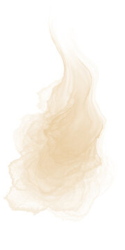 Abstract Gold watercolor paint with liquid fluid isolated on transparent background for design elements in concept luxury.