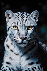 Fototapeta premium High quality fantasy animal portrait in dark forest