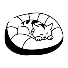 A doodle style icon showing pet spray 
