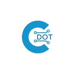 Classic Shield Logo with Stars and DOT Letters – Premium Badge or Security Brand Identity. DOT Letter Logo.
