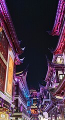 Yu Garden Shanghai Nightscape
