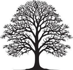 Tree silhouette Vector | Minimalist & Trendy Tree Silhouette Design | Unique & Stylish Tree Artwork for Vector design