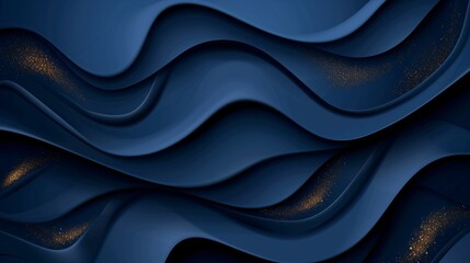 Obraz premium Modern and luxurious dark blue gradient background
