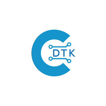 Classic Shield Logo with Stars and DTK Letters &ndash; Premium Badge or Security Brand Identity. DTK Letter Logo.
