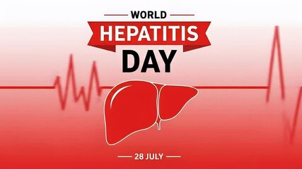 World Hepatitis Day Illustration Raise Awareness for Liver Health on July 28th