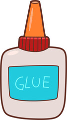 Bottle of Glue ready for art projects, paper crafts, school, and more.
