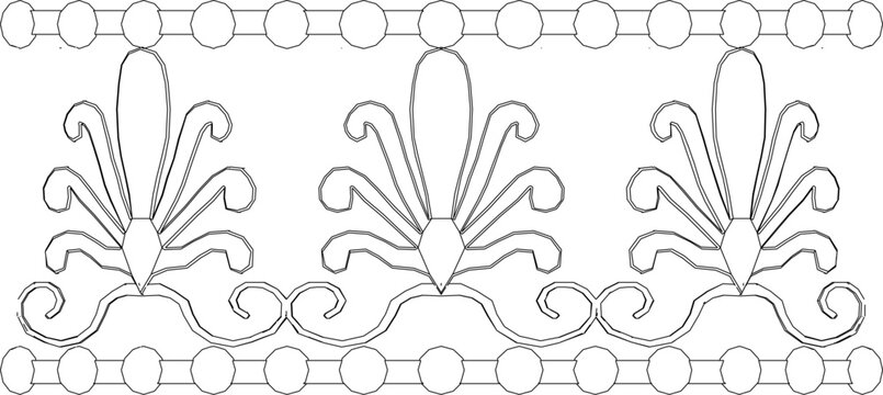 vector illustration design architectural engineering view facade decoration ornament building decoration classic vintage house