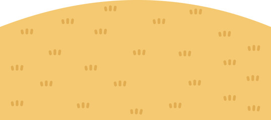 가을 일러스트 플랫 잔디배경