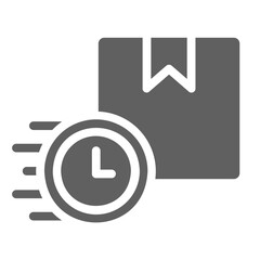 Fast Delivery Glyph Icon