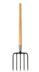 Isolated Gardening Pitchfork Tool with Transparent Background