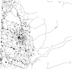 vector sketch illustration silhouette design detail maps site plan layout city planning as suwayda 