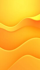 Fototapeta premium Soft Citrus Gradient Background with Monochromatic Wave Texture for Minimalist Design Use