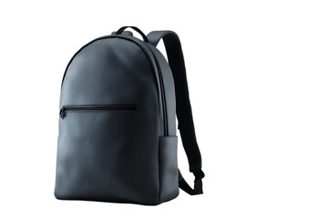 Fototapeta premium Sleek gray backpack, perfect for everyday use.