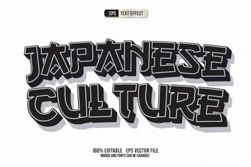 JAPANESE CULTURE TEXT EFFECT