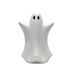 White ceramic ghost figurine
