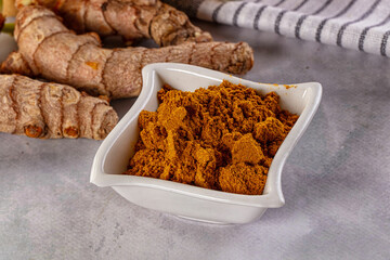 Indian spices - Curry powder heap