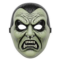 Green vampire monster halloween mask