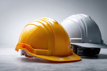 Safety helmet, personal protective safe equipment concept