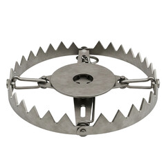 Metal bear trap for hunting