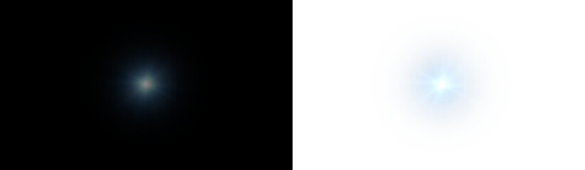 Shiny Star Flare with Neon Beam Set