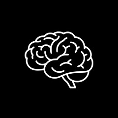 human brain vector illustration