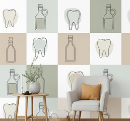 Design d'intérieur scandinave et motifs minimalistes