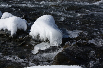 ice on the river