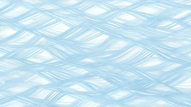 Abstract pattern of wavy blue lines on a white background