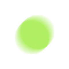 Abstract blurred green gradient circle shape noise texture design element