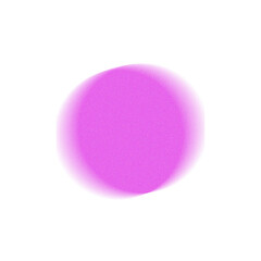 Abstract blurred pink gradient circle shape noise texture design element