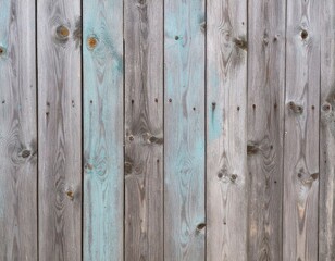 Fototapeta premium Weathered Wooden Fence Texture in Soft Daylight