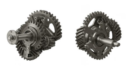 Mechanical Gears Engineering Transmission Machine Transparent Background