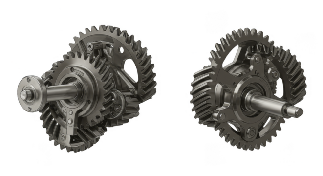 Mechanical Gears Engineering Transmission Machine Transparent Background