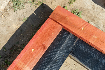 Construction techniques for waterproofing basement and foundations. Insulation material on the...