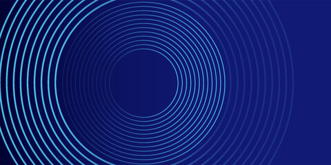 Abstract modern bright green gradient background with glowing neon circle lines element and halftone dots decoration. Trendy simple texture creative design. Suit for presentation, website