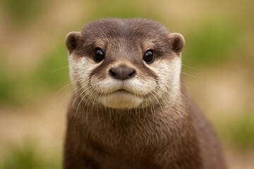 An Otter's Inquisitive Gaze