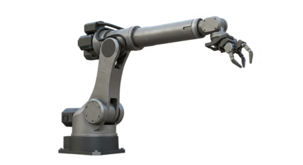 Robotic Arm Automation Technology Industrial Machine Transparent Background