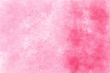 Fototapeta premium Pink Watercolor Texture Background Design - A Gradient of Pink Hues, transitioning from light to deeper shades, Pastel Artwork, Abstract Canvas, Decorative Design of Header Background, Wallpaper