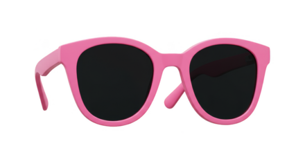 Pink Sunglasses Eyewear Accessory for Summer Sun Transparent Background