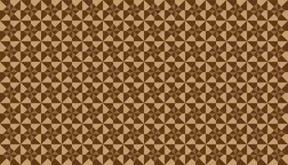 Fototapeta premium Elegant brown geometric tile with vintage charm and seamless repetition