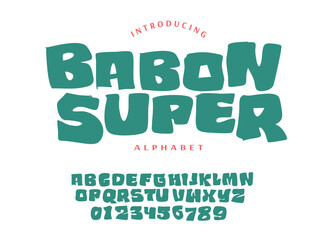 70s retro groovy alphabet letters font and number. Typography decorative fonts vintage concept. Inspirational slogan print with hippie symbols for graphic tee t shirt logo. vector illustration