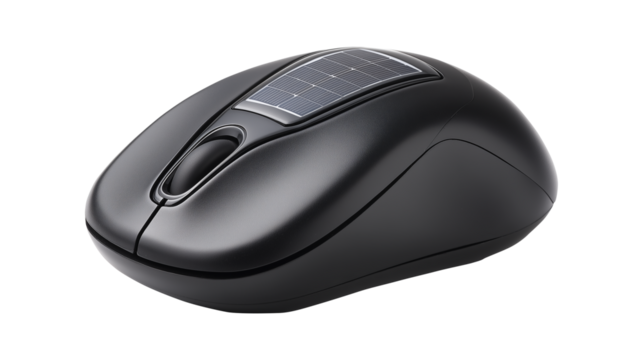 Ergonomic wireless mouse with sleek design for digital workspace efficiency