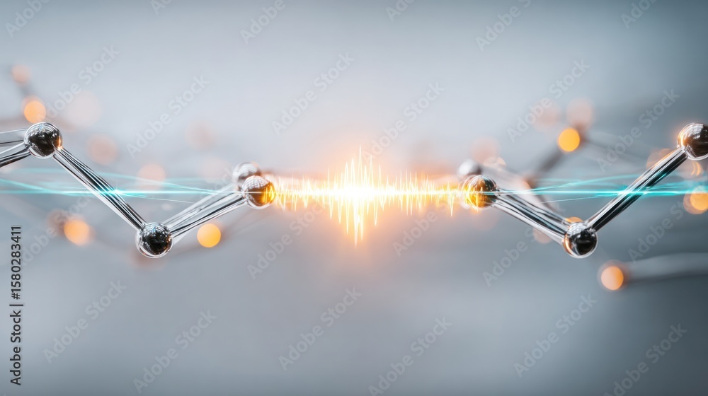 Poster abstract network of data: a captivating and abstract view of interconnected data points with a strik