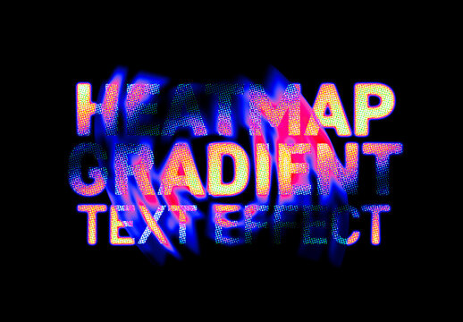Heatmap Gradient Text Effect