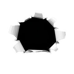 Torn Paper Hole Texture Background Damage Break Sheet Abstract