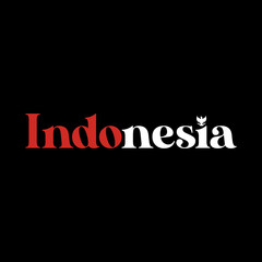 Indonesia lettering typography