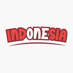 Indonesia lettering typography