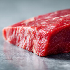 raw beef steak